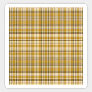 Twill Plaid Yellow Ochre Sticker